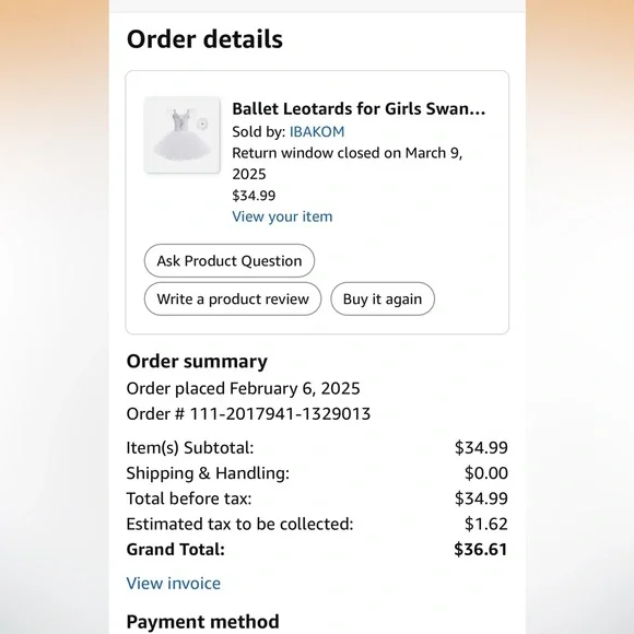 Anna Pavlova/White Swan Costume - Picture 2 of 7